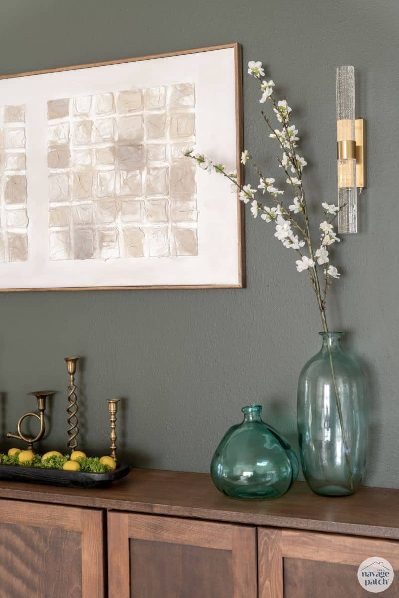 How I Made a Floating Console Table for My Son's House Entryway Makeover by TheNavagePatch.com