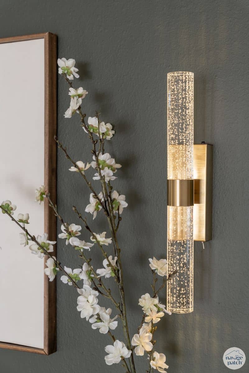 How I Made a Floating Console Table for My Son's House Entryway Makeover by TheNavagePatch.com