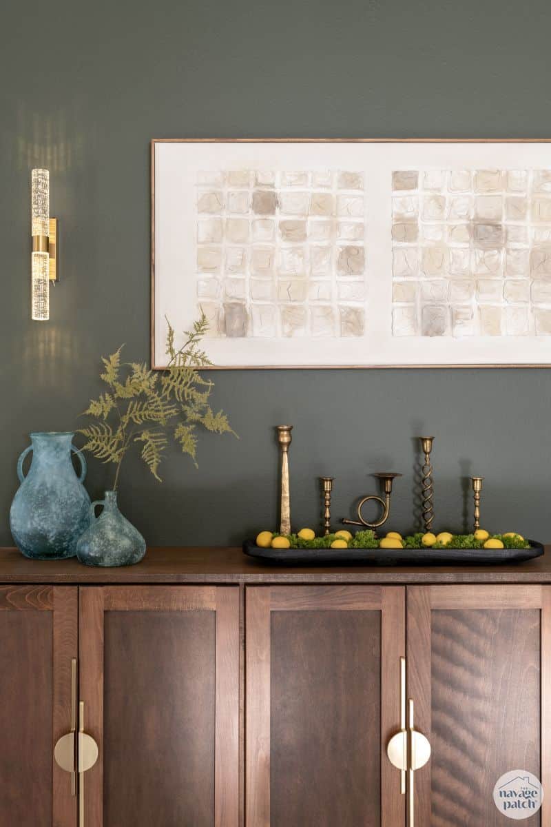 How I Made a Floating Console Table for My Son's House Entryway Makeover by TheNavagePatch.com